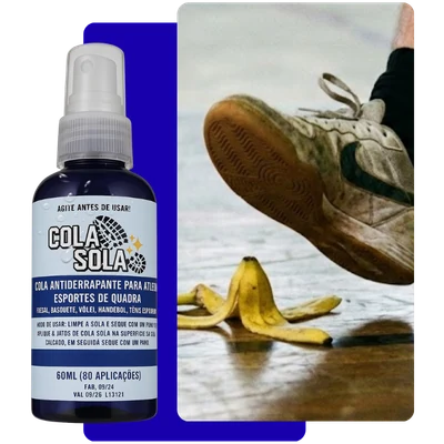 Cola Sola — cola antiderrapante em spray, 60 mL